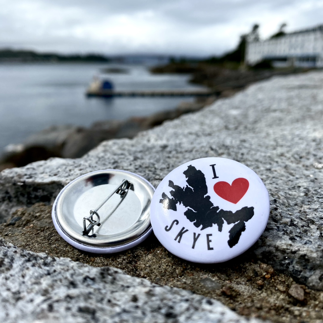 I ❤️ Skye button badge 
