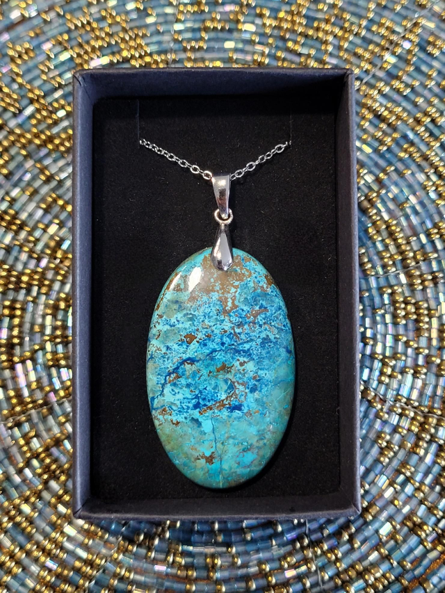 Pendentif Chrysocolle 