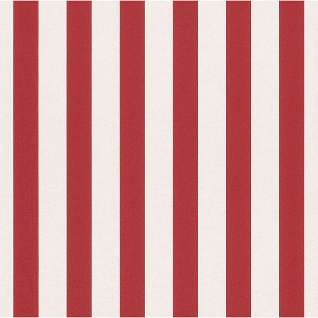 Red &amp; White Stripe - Rasch - 246032
