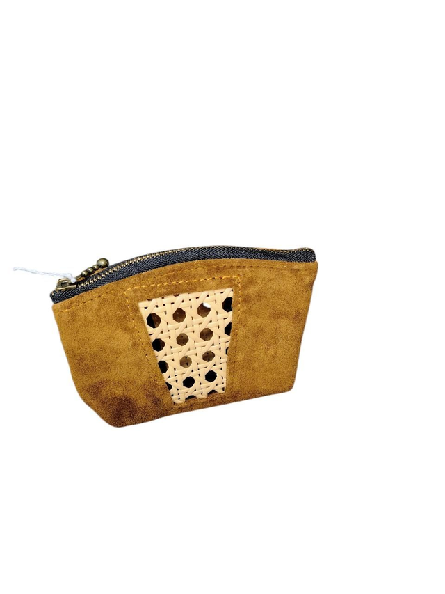 Pochette ou bourse bohème chic - camel