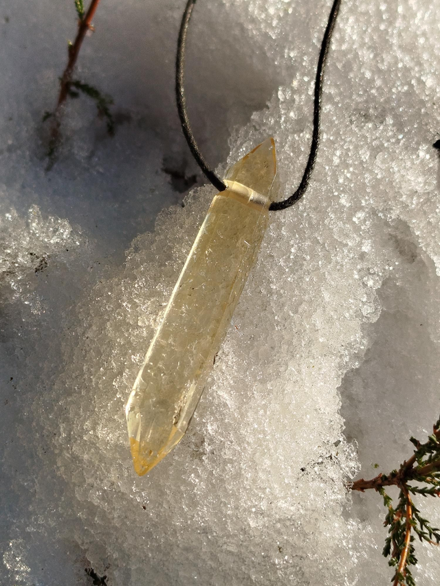 Pendentif Citrine 