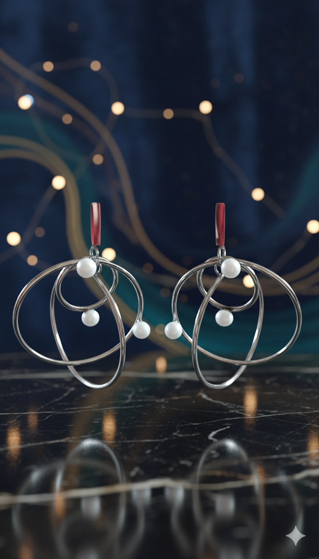 Boucles d'oreilles galaxie