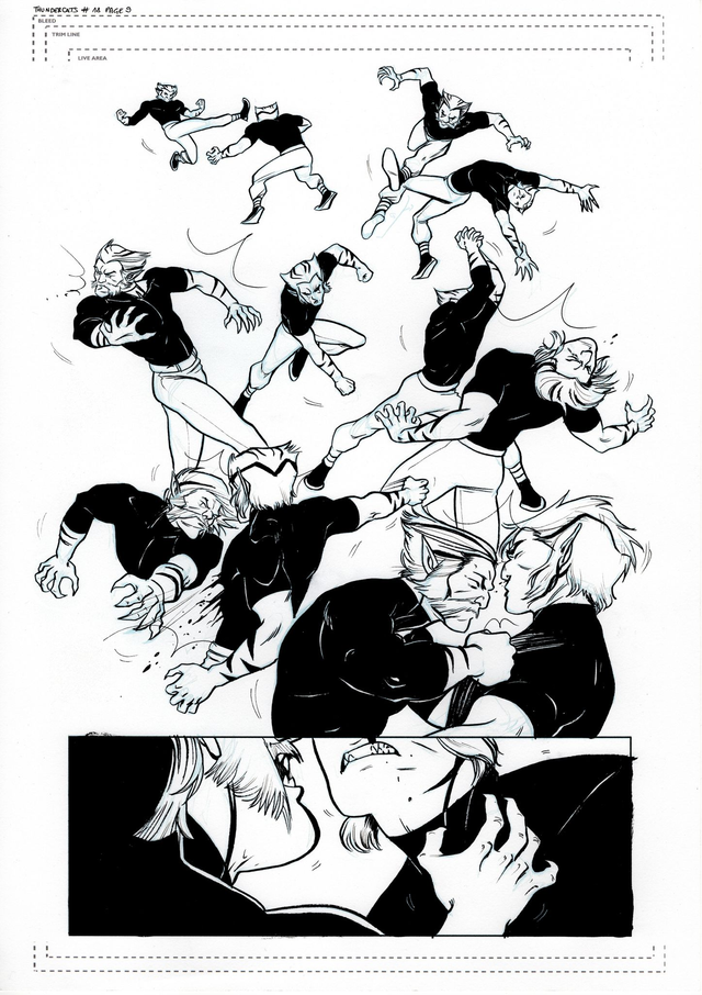 08/2025 - ThunderCats #18 Page 09- ORIGINAL, A3 (11.7x16.5)