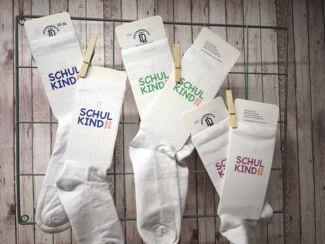 Socken zur Einschulung 2026