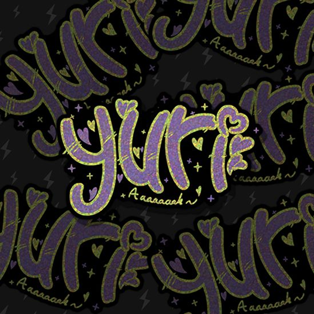 Yuri Holo Sticker