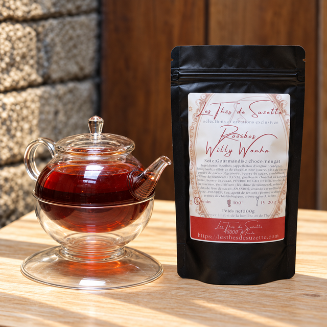 Rooibos Willy Wonka - Cacao, noisette, nougat