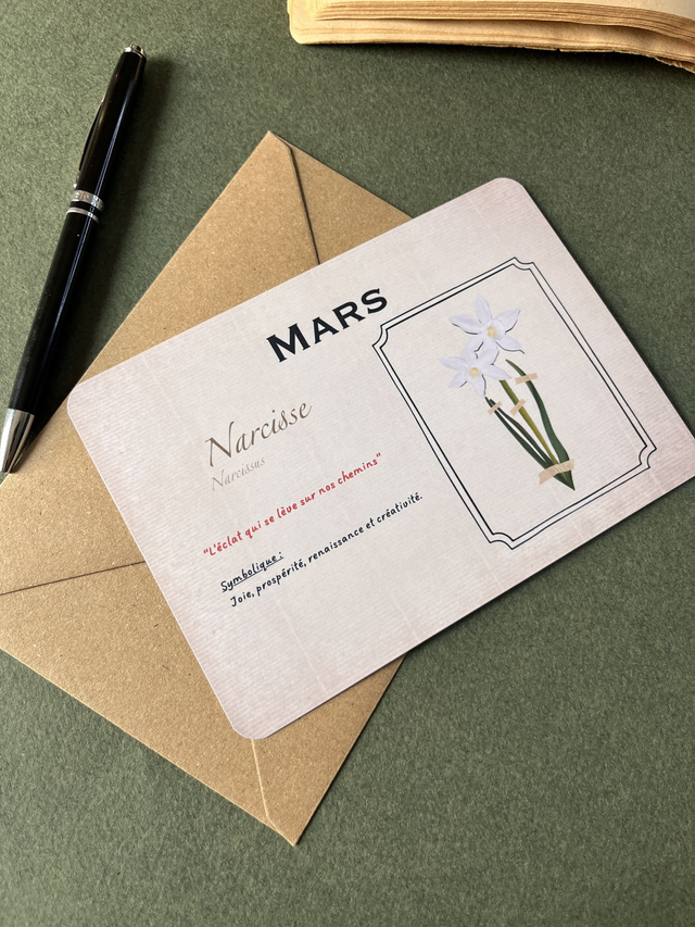 Carte 03. Mars, le Narcisse