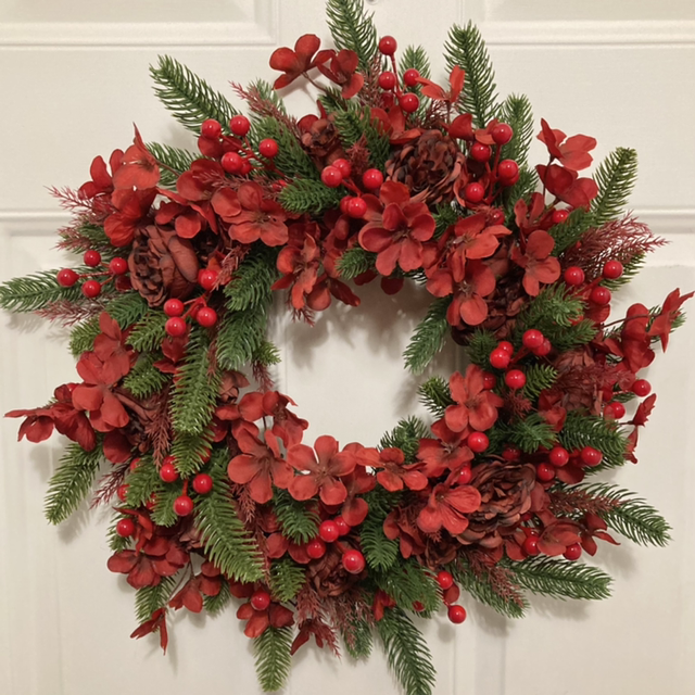 L-23 Red Christmas Wreath
