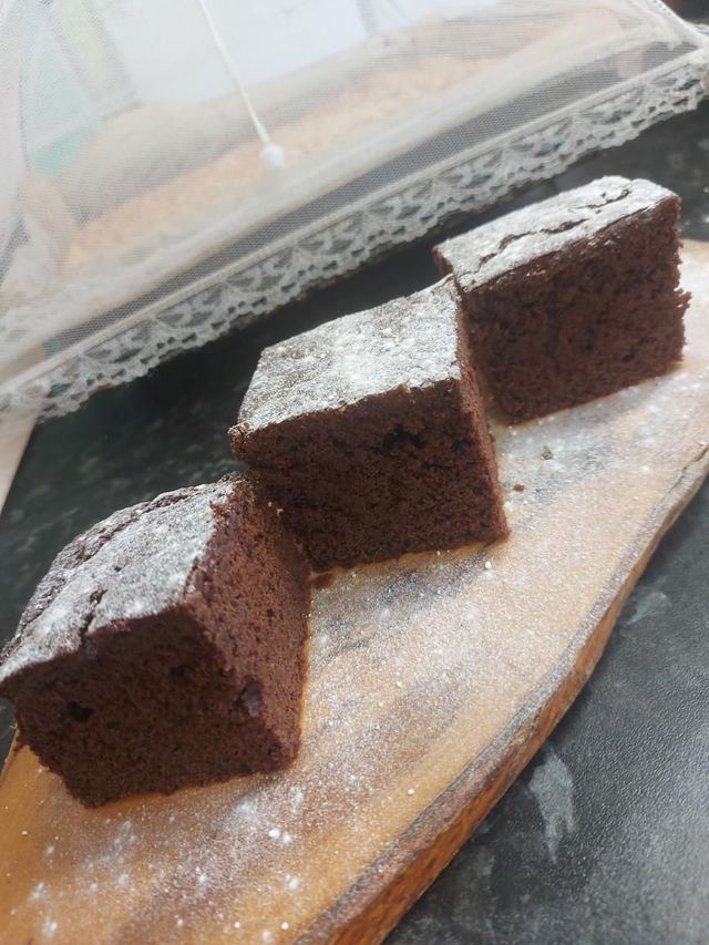 Gluten Free Chocolate Cake Squares.