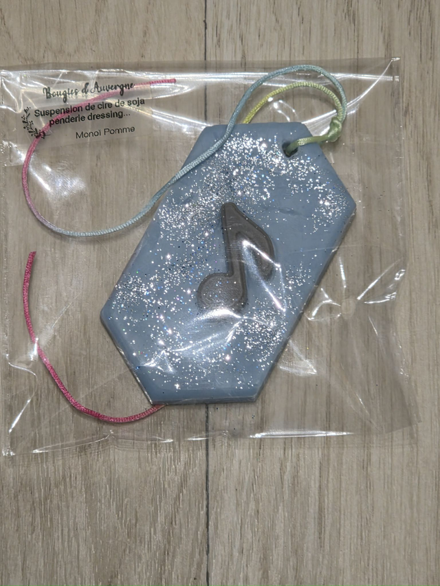 Suspension de cire de soja parfum Monoï Pomme pain d'épice 5€