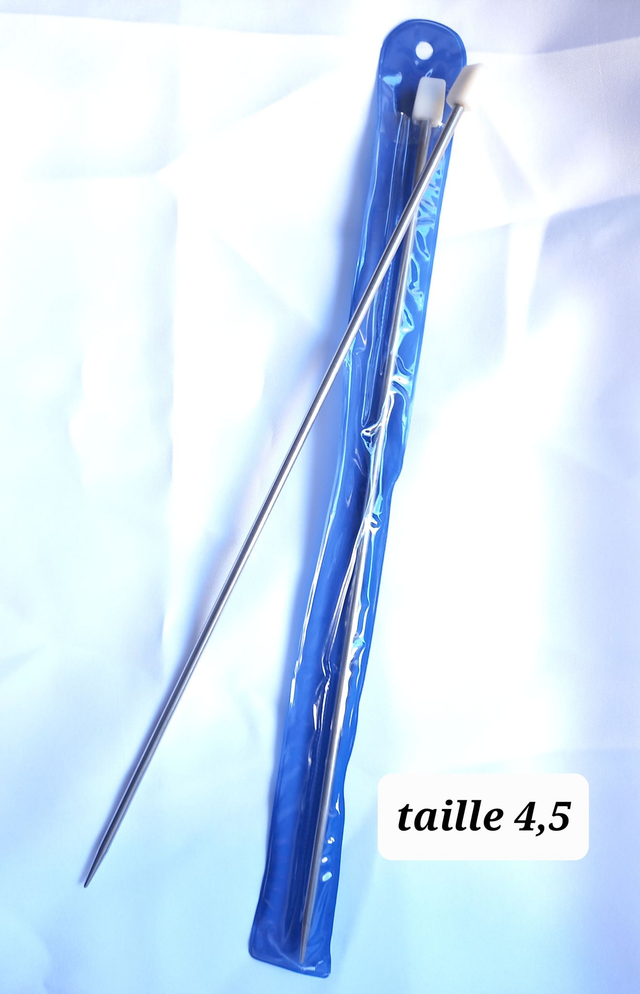 Aiguilles à tricoter taille 04.5
