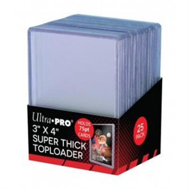 UP - Toploader - 3" X 4" - 75 THICK CLEAR REGULAR 