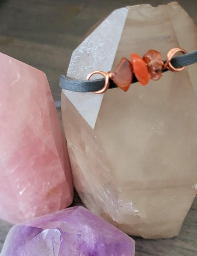 Bracelet/Anklet - Carnelian