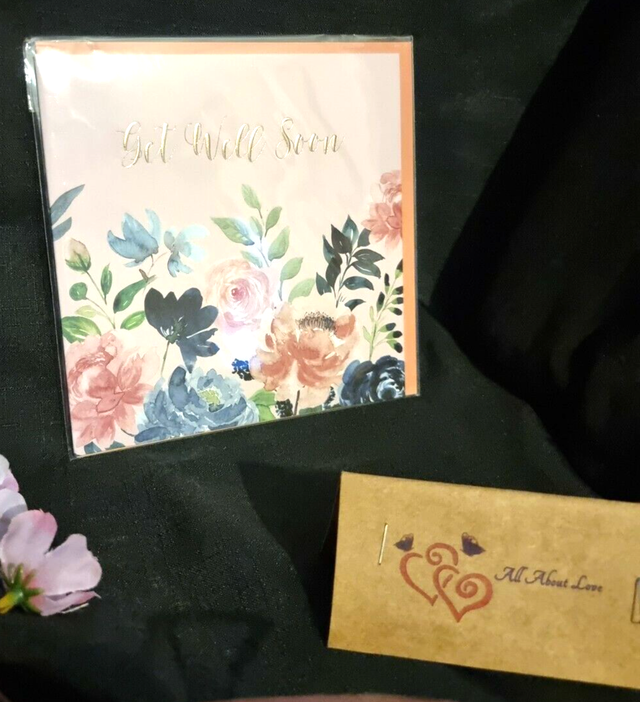 Female Women's Get Well Soon Card for her