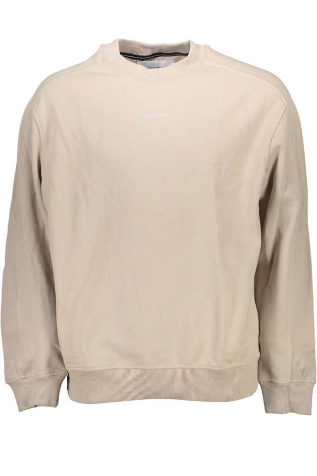 CALVIN KLEIN FELPA SENZA ZIP UOMO BEIGE