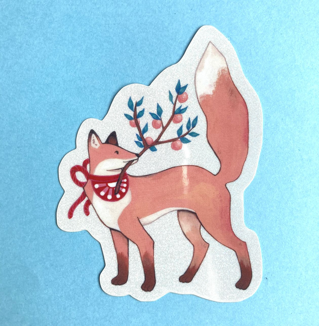 Sticker le renard aux mikan