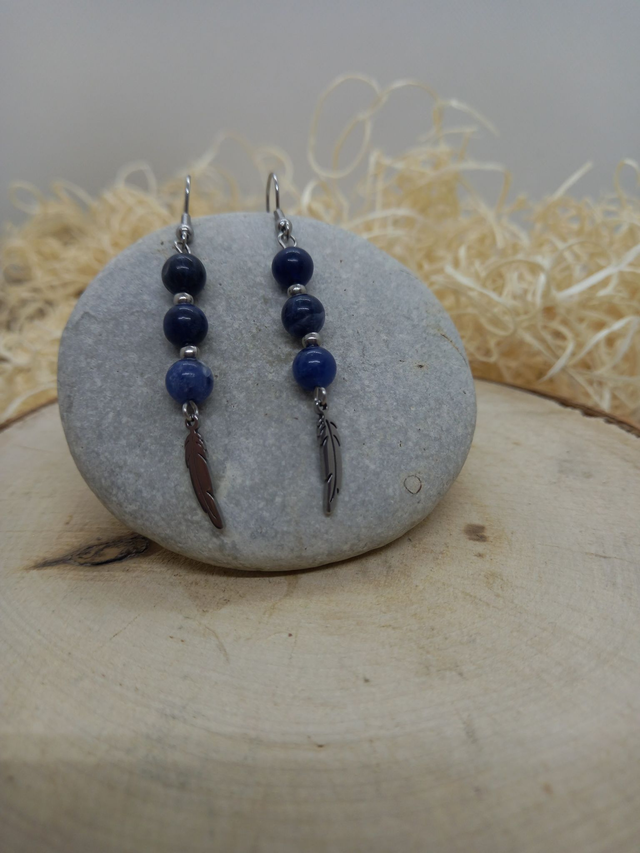 Boucles d'oreilles "confiance en soi"