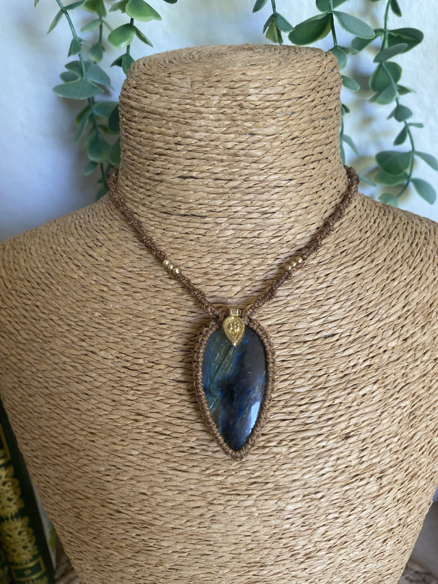 Collier UNIQUE- LABRADORITE 