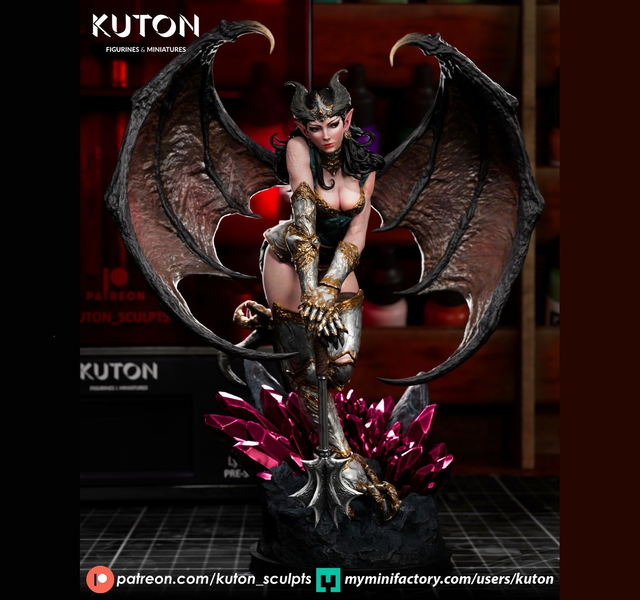 STATUE NISSARA série heroic fantasy