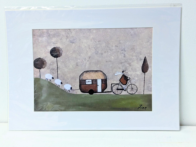 &#039;Staycation&#039; - Art Print by Martina Finnegan