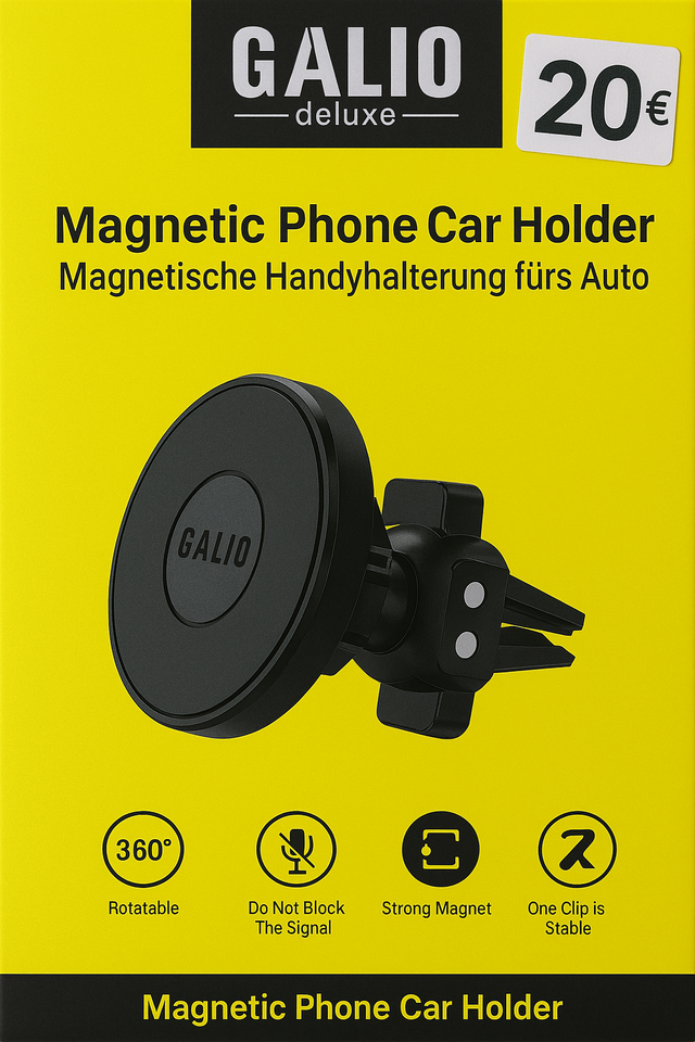 GALIO deluxe Magnetic Phone Car Holder – Universal