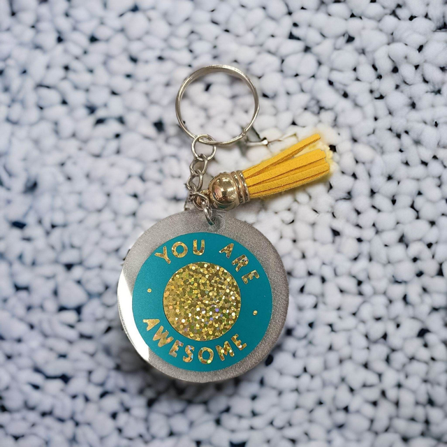 Image/quote keychains