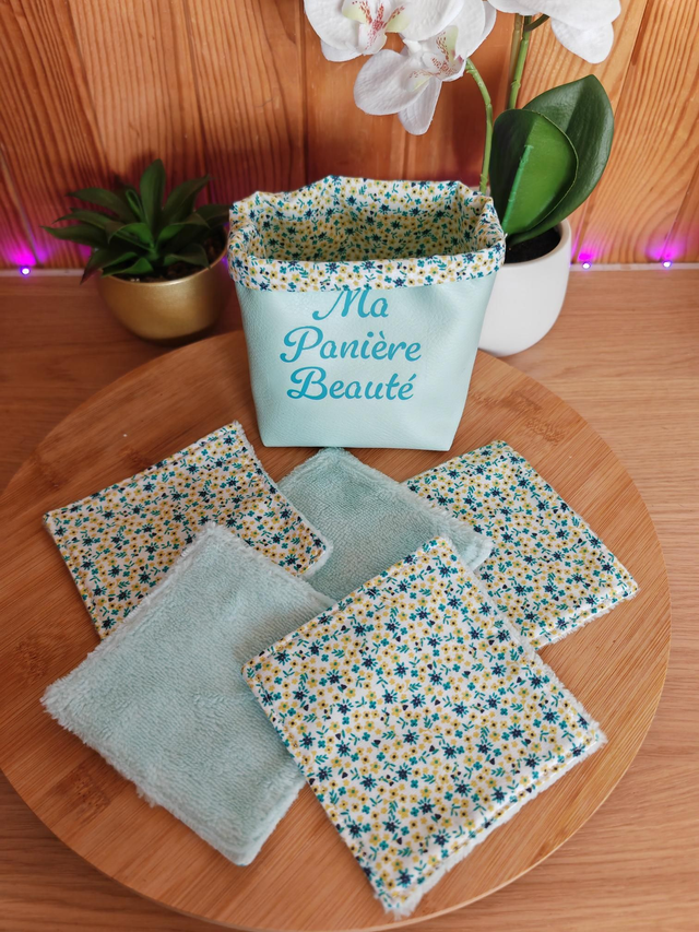 Panière personnalisé bleu