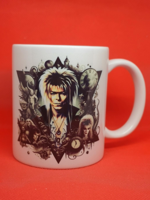 Custom Designed And Printed Unofficial Labyrinth Design Mug. 