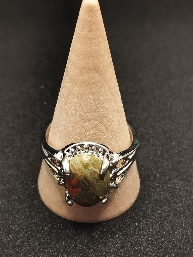 Bague en agate mousse
