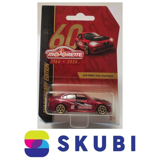 Alfa Romeo Giuulia Quadrifoglio Majorette Anniversary Edition 60