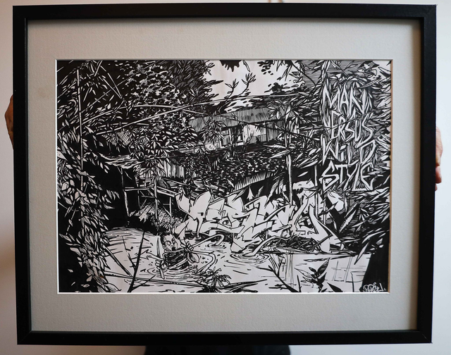 Dessin original - Man vs Wildstyle