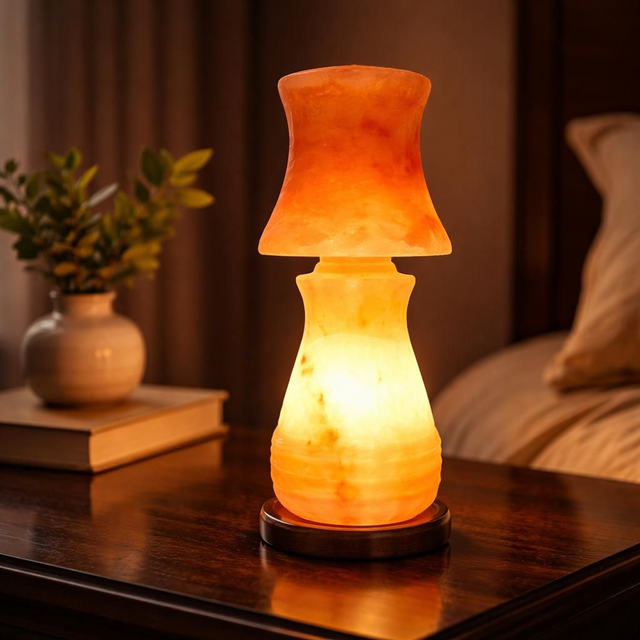 "Chevet xxl" - Lampe de sel d'Himalaya