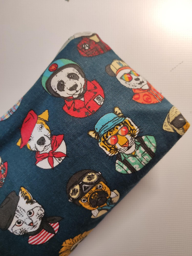 Trousse crayons chat chien 