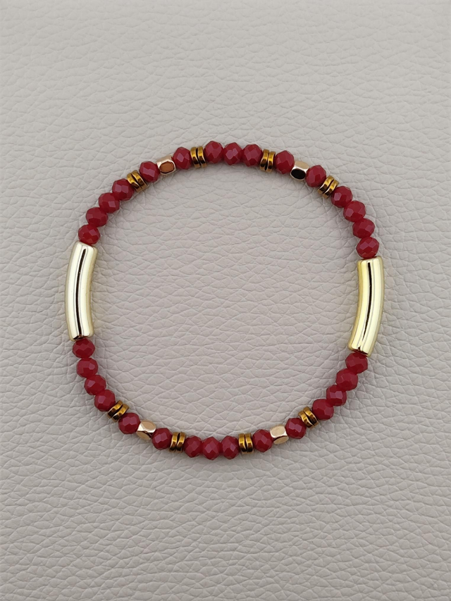 Ayala - Bracelet Grenat