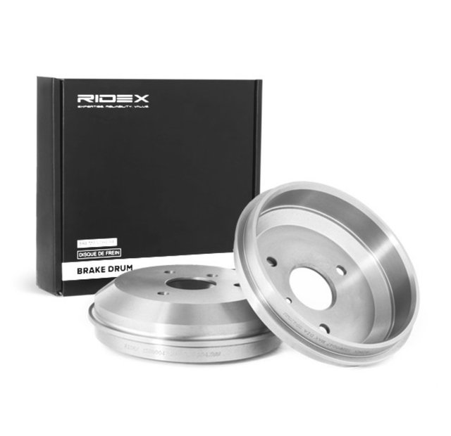 RIDEX 123B0047 Tamburo freno SMART Fortwo II Coupe (451) (Anno di produzione 01.2007 - ..., 27 - 102 CV, Benzina, Diesel, Elettrico)