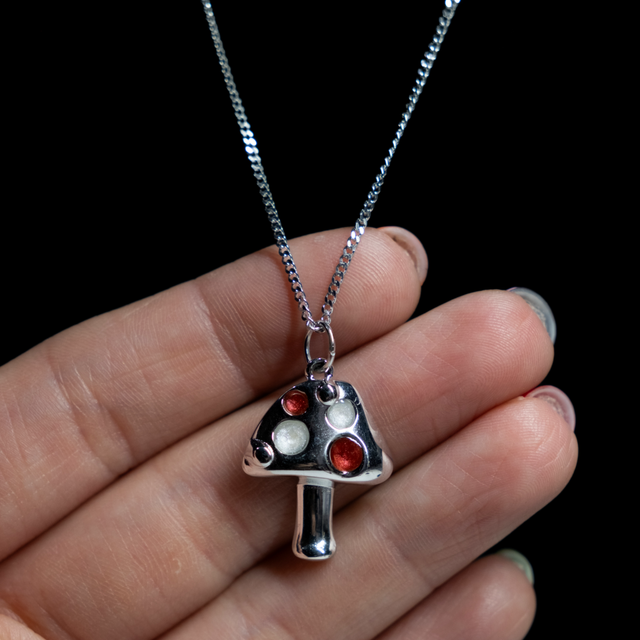 Mushroom Necklace