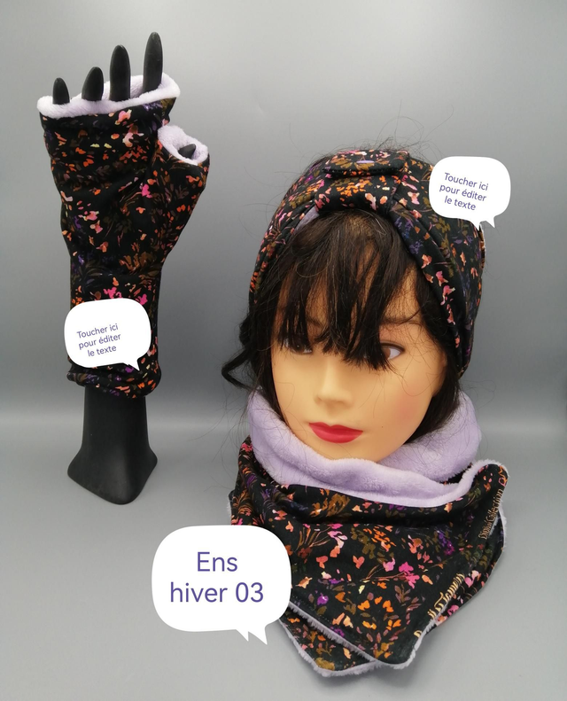 Ensemble accessoires hiver 
