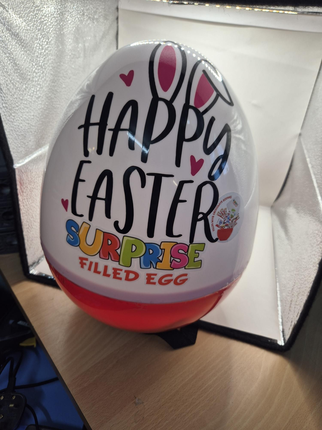 Personlised 14" easter egg fully filled 