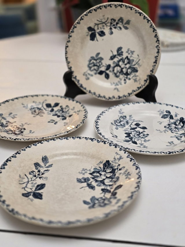 Assiettes à dessert St Amand et Hamage 