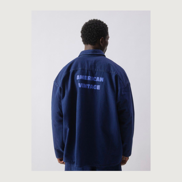 American Vintage Shirt Comow Raw Blue 