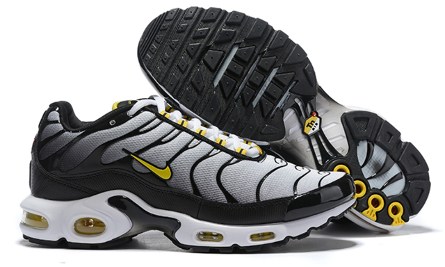 Nike Air Max Plus TN, white-black-yellow