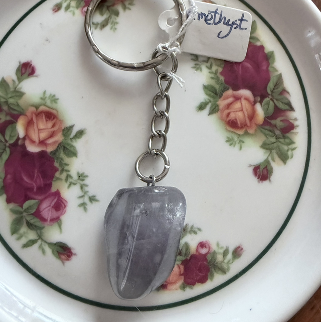 Amethyst keyring
