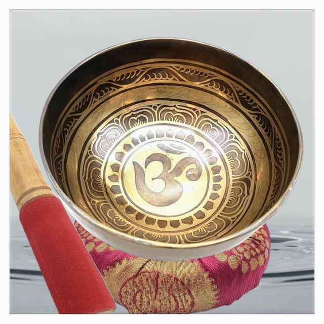 "OM" - Kit bol Tibétain 15 cm 