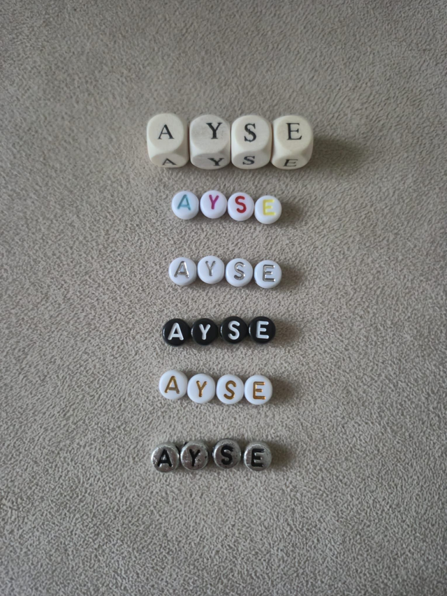 Personnalisation prénom (sac)