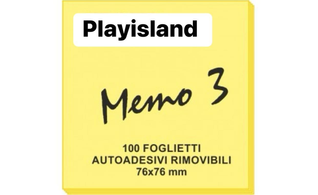 100 FOGLIETTI ADESIVI 76X76 MEMO 3 quadrato - PACK 12 BLOCCHETTI post it