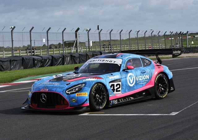 ICA4588  #42 Mercedes-AMG GT3 Evo 2 Seas Motorsport British GT 2025 Donington Park Photographic Print