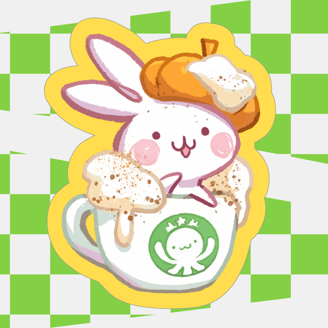 Naklejka pumpkin spice Pyonkokoro