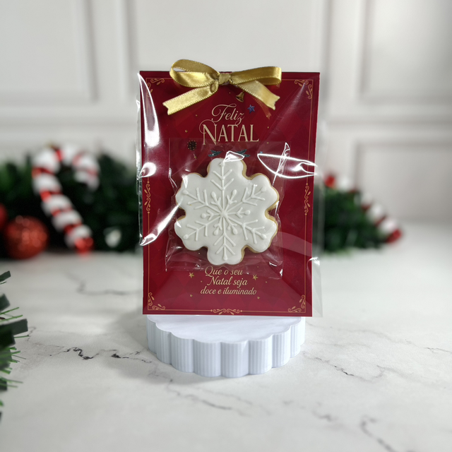 Floco de Neve com Cartão