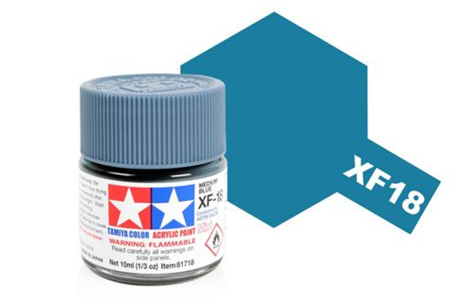 Acrylic Mini XF-18 Medium Blue
