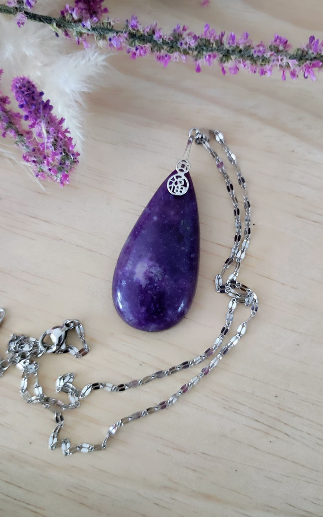 Pendentif Lépidolite 